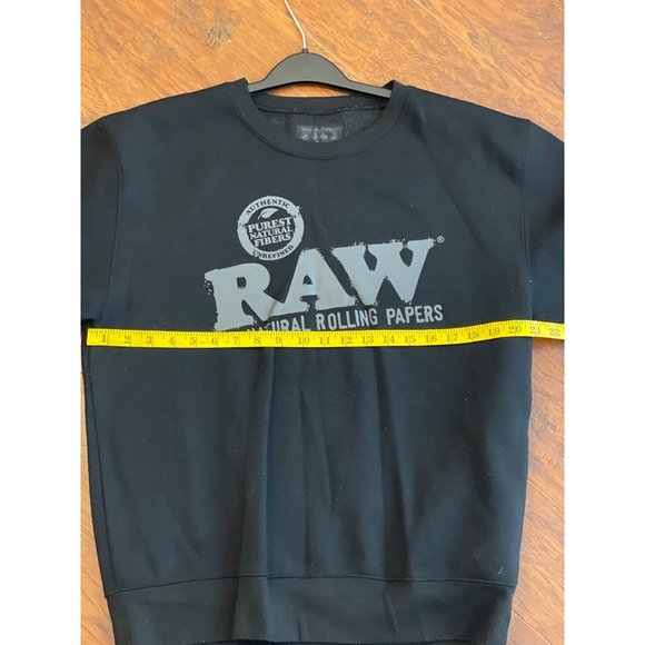 Rolling Papers Supernatural Raw Black Men's Long Sleeve Sweatshirt Size Medium - Picture 6 of 7